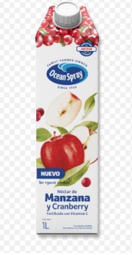 manzana y cranberry